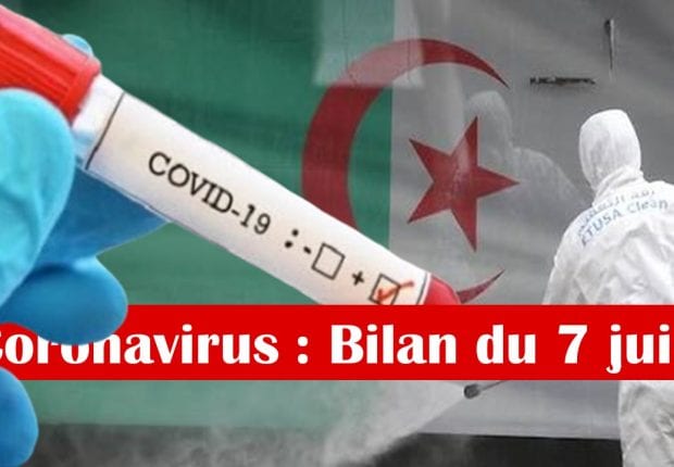 Coronavirus Algérie : 09 décès, les guérisons en baisse au bilan du 7 juin