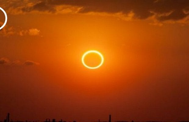 Les images spectaculaires d’une éclipse solaire (Vidéo)
