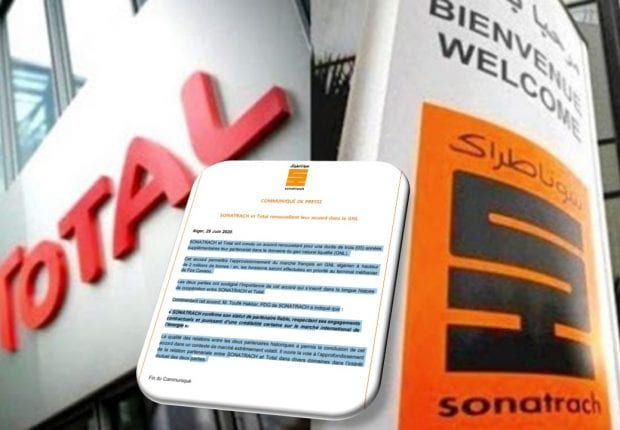 Sonatrach/Total : Renouvellement du partenariat du gaz naturel liquéfié (GNL)