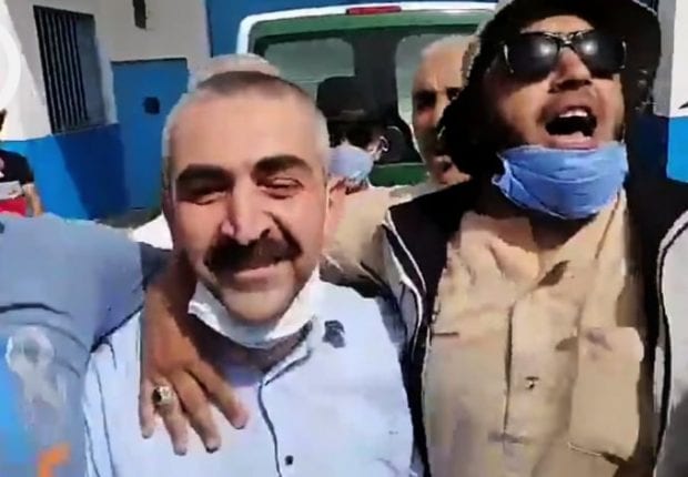 Moment de sortie de Samir Belarbi de la prison (Vidéo)