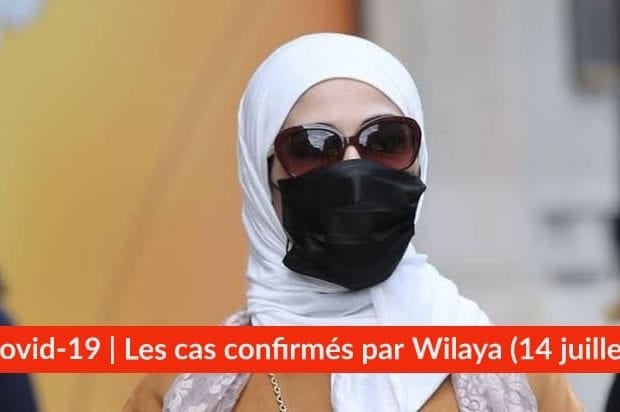 Bilan Coronavirus du 14 juillet : Les cas confirmés par wilaya
