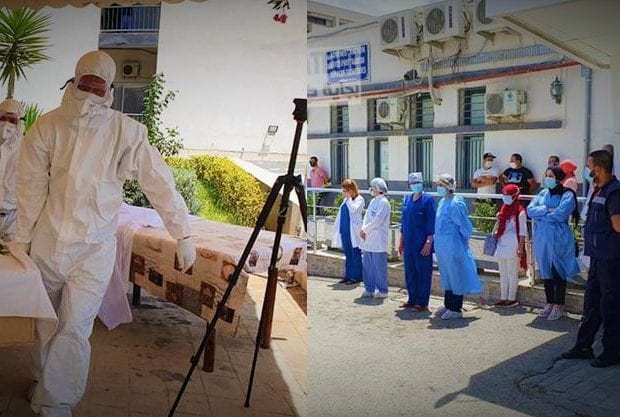 Le personnel du CHU Khalil Amrane de Béjaïa rend hommage à un camarade victime du Covid-19