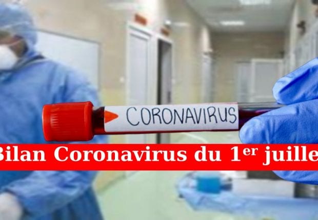 Bilan coronavirus du 1er juillet : Nouveau record des contaminations, baisse des guérisons