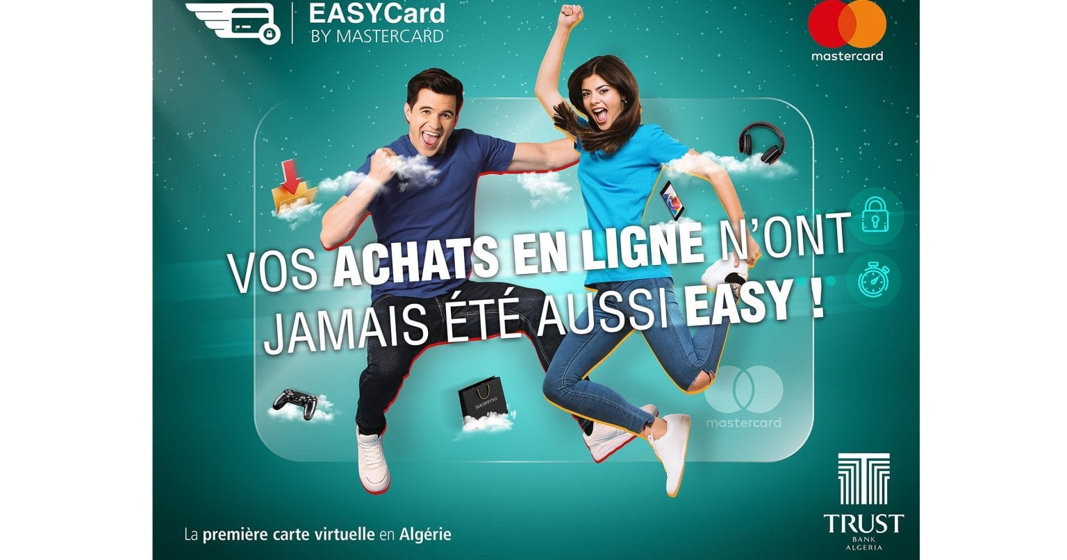 TRUST BANK ALGERIA lance la EASY CARD, première carte virtuelle en Algérie