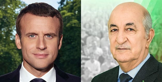 Entretien téléphonique entre Tebboune et Macron