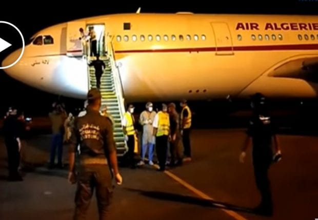 Arrivée du premier vol de rapatriement à El Oued (vidéo)  