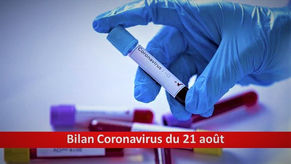 Bilan Coronavirus du 21 août : Les guérisons en hausse continue