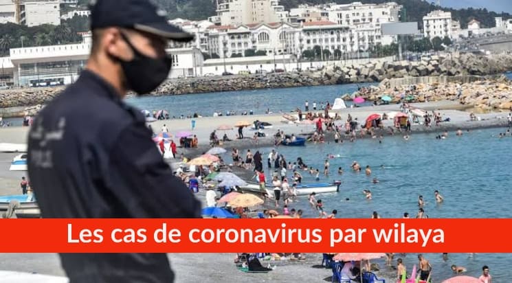 Bilan Coronavirus du 16 Août : Les cas confirmés par wilaya