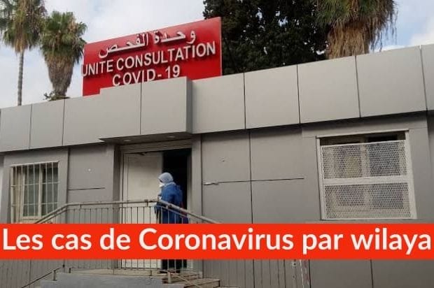 Bilan Coronavirus du 18 Août : Les cas confirmés par wilaya