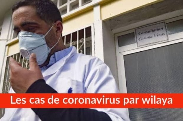 Bilan Coronavirus du 9 Août : Les cas confirmés par wilaya