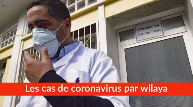 Bilan Coronavirus du 9 Août : Les cas confirmés par wilaya