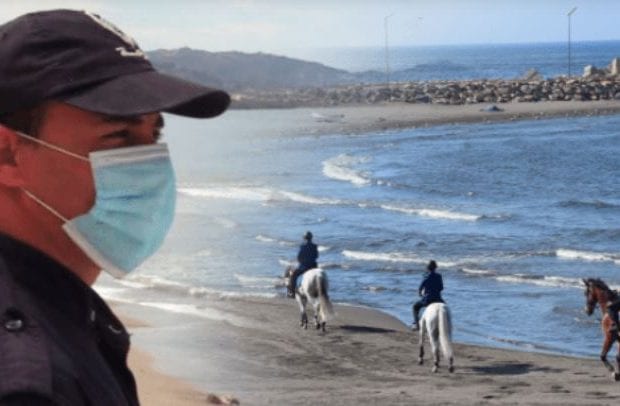 Réouverture des plages : Des policiers à cheval pour veiller au respect des mesures barrières