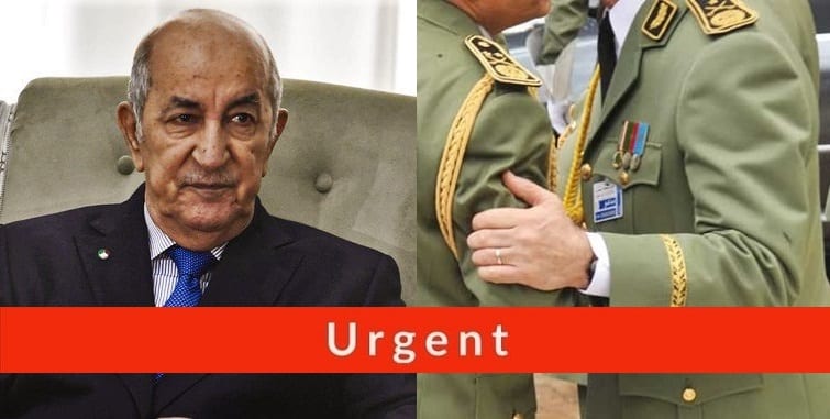 Tebboune limoge plusieurs généraux