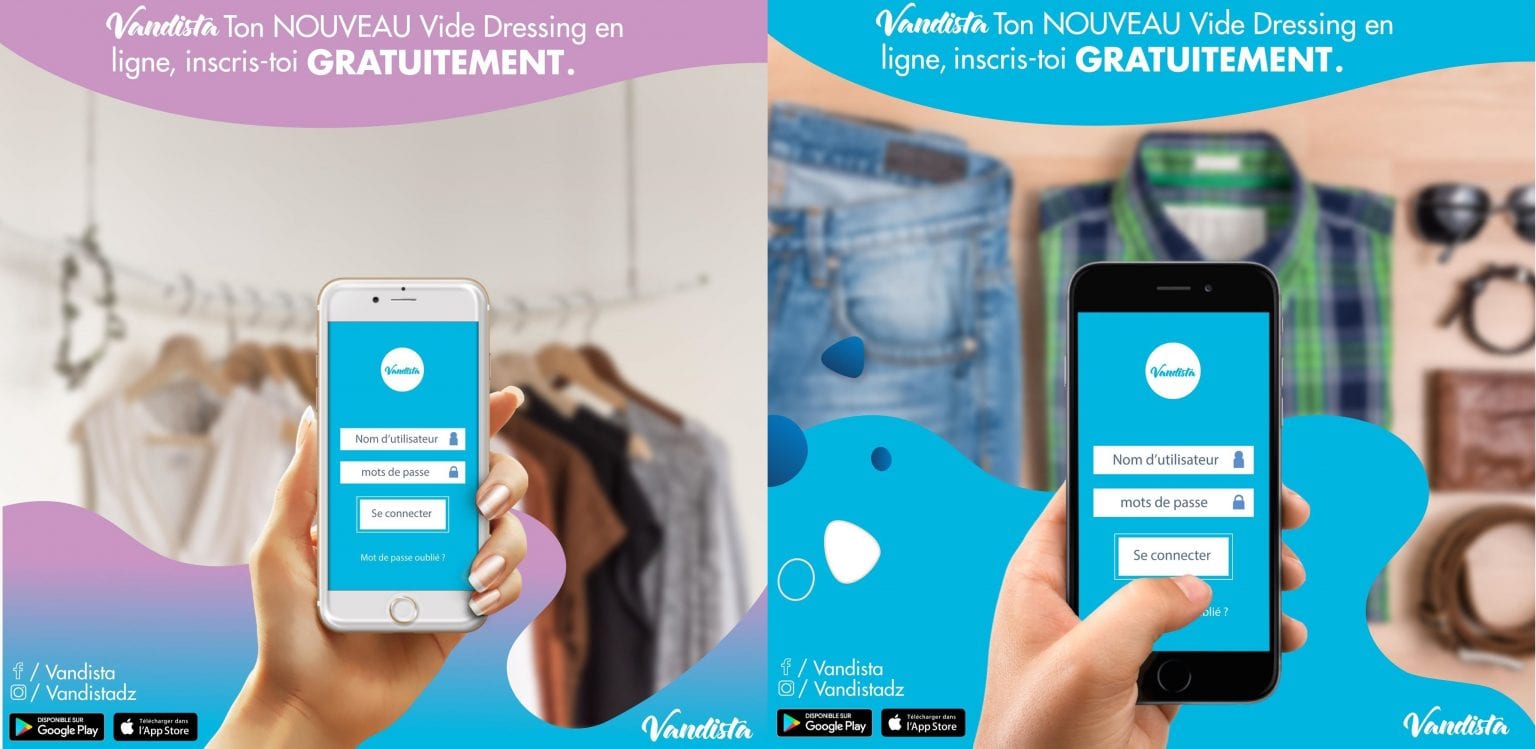 Vandista, le nouveau site de VIDE DRESSING 100% Algérien
