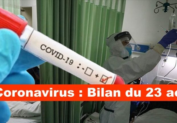Contaminations, décès et guérisons : le bilan coronavirus du 23 août