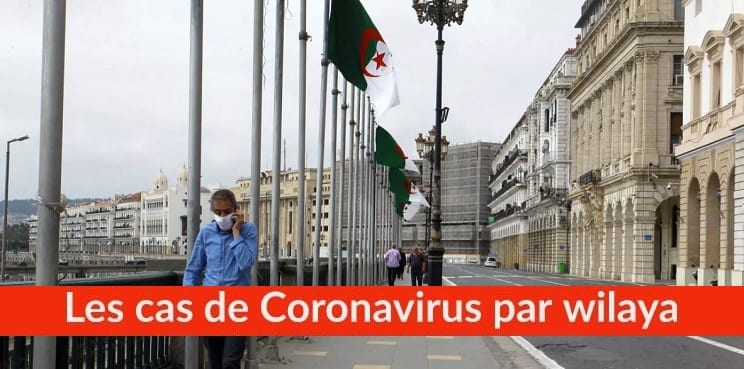 Bilan Coronavirus du 19 Août : Les cas confirmés par wilaya