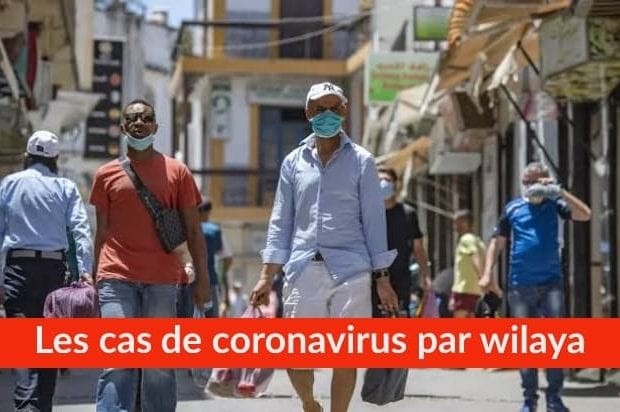 Bilan Coronavirus du 13 Août : Les cas confirmés par wilaya
