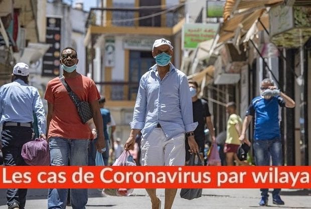 Bilan Coronavirus du 24 Août : Les cas confirmés par wilaya