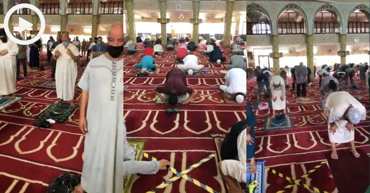 Réouverture des mosquées après 5 mois de fermeture (Vidéo)