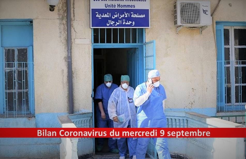 Coronavirus Algérie : Bilan détaillé de ce mercredi 9 septembre 