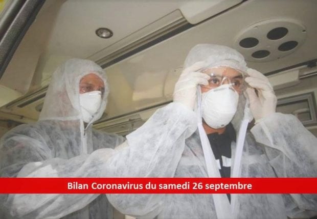 Coronavirus Algérie : Guérisons, décès et contaminations au bilan de ce 26 septembre