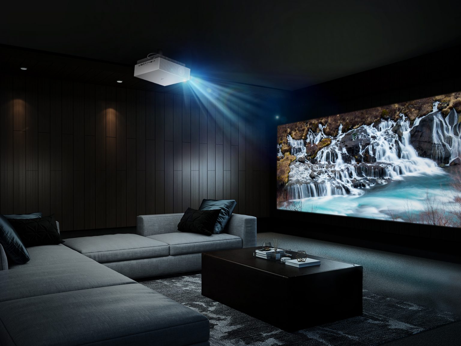 Le nouveau projecteur LG Cinebeam amène le visionnage du film à la maison vers une nouvelle dimension