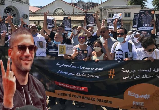 Alger : Quatrième sit-in de solidarité avec le journaliste Khaled Drareni