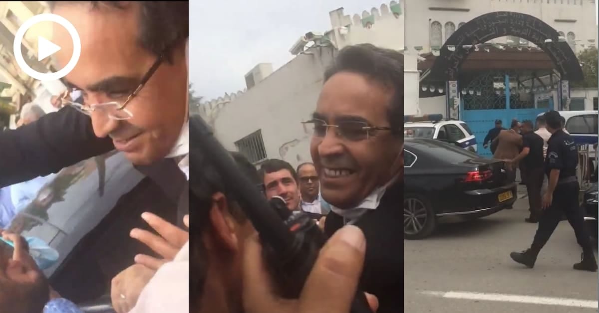 Djemaï quitte la prison d’El Harrach en « Passat noire fumée » (Vidéo)
