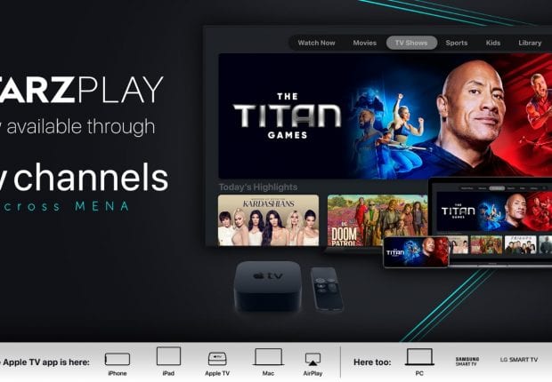 STARZPLAY est maintenant disponible via les chaînes Apple TV dans toute la région MENA
