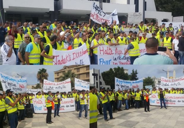 Bejaia : marche de soutien aux travailleurs licenciés de Numilog