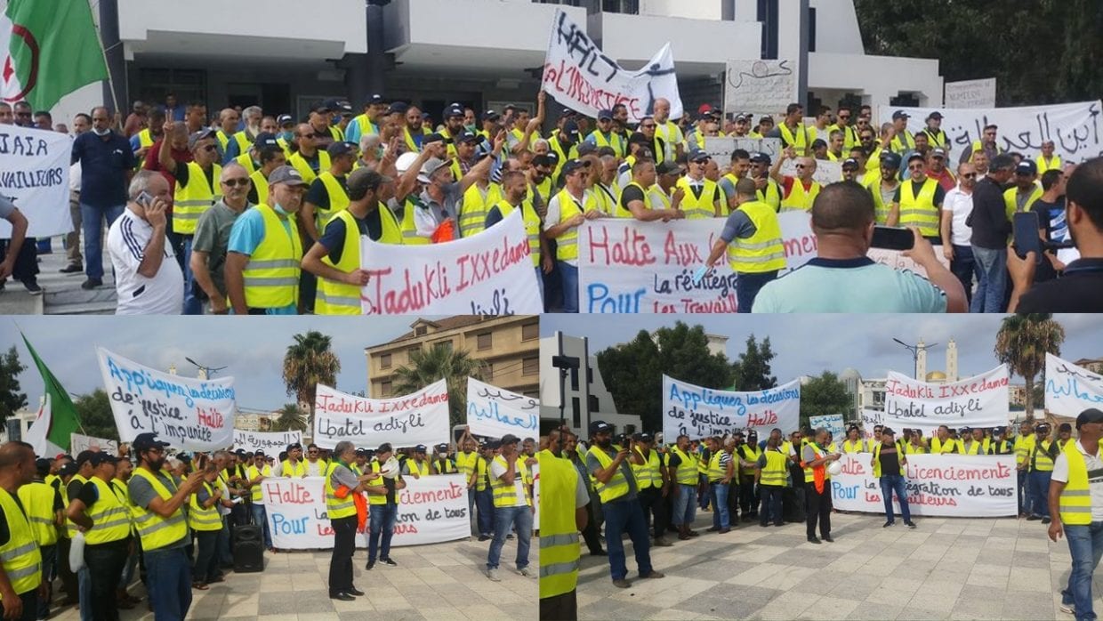 Bejaia : marche de soutien aux travailleurs licenciés de Numilog