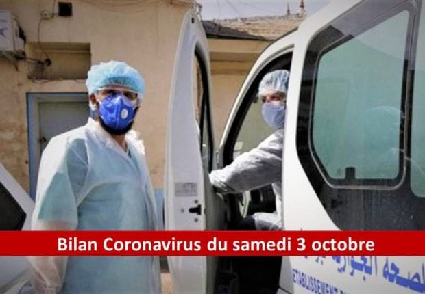 Coronavirus Algérie : Guérisons, décès et contaminations au bilan de ce 3 octobre