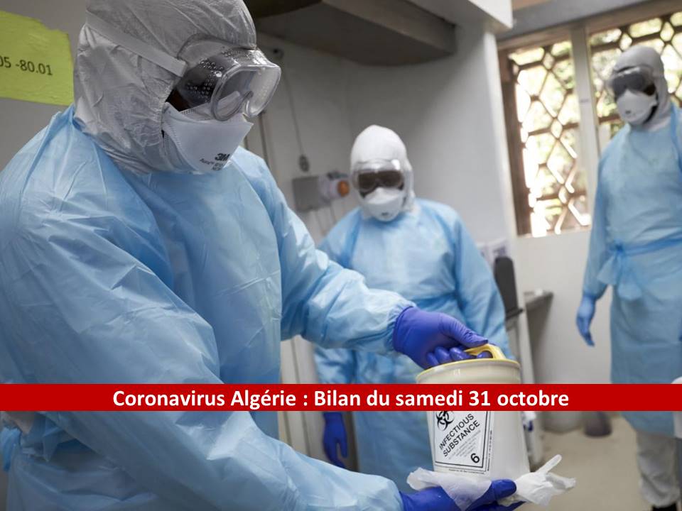 Coronavirus Algérie : Les contaminations repartent à la baisse ce 31 octobre