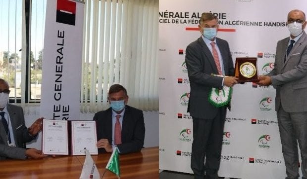 Renouvellement du partenariat entre Société Générale Algérie et la Fédération Algérienne Handisport