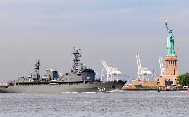 Première visite d’un navire de la marine algérienne aux États-Unis