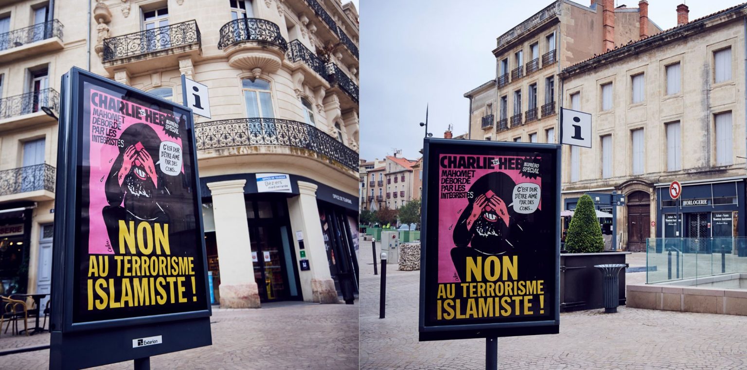 Une ville française affiche des caricatures du prophète Mohamed dans les rues