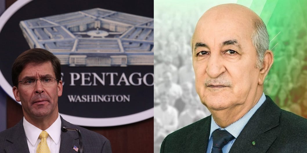 Tebboune reçoit le secrétaire américain à la Défense, Mark Esper