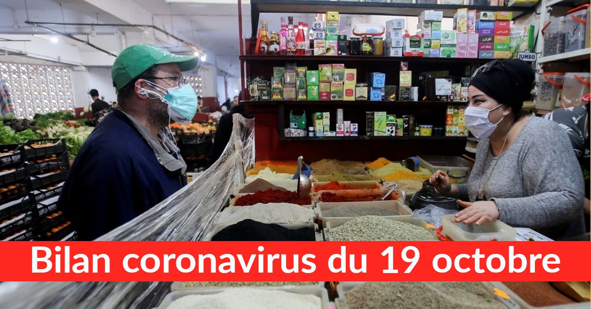 Bilan Coronavirus du 19 octobre : Les cas confirmés par wilaya