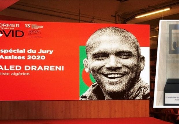 Le journaliste Khaled Drareni reçoit le Prix spécial du jury aux assises du journalisme 2020
