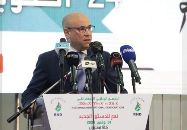 Le SG du RND, Tayeb Ztouni, appelle à voter « oui » sur la nouvelle Constitution