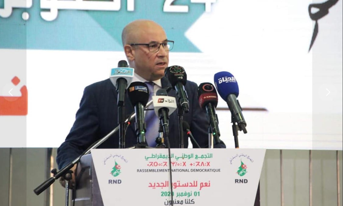 Le SG du RND, Tayeb Ztouni, appelle à voter « oui » sur la nouvelle Constitution