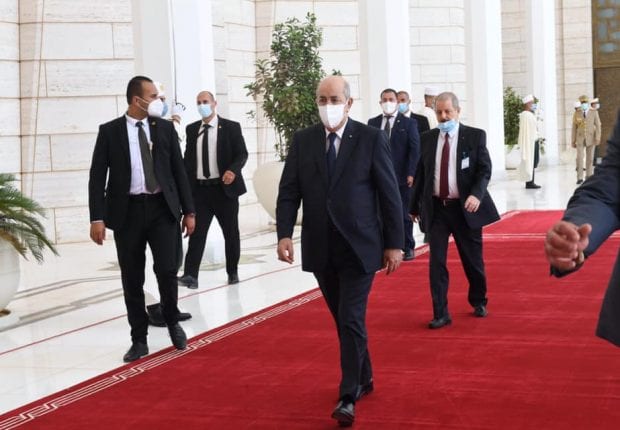 Tebboune reçoit des messages de vœux de prompt rétablissement