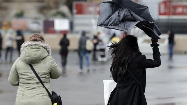 BMS : Averses de pluies et vents forts sur 7 wilayas