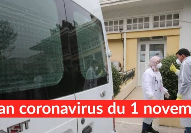Coronavirus Algérie : Le bilan des contaminations en hausse ce 1er novembre 