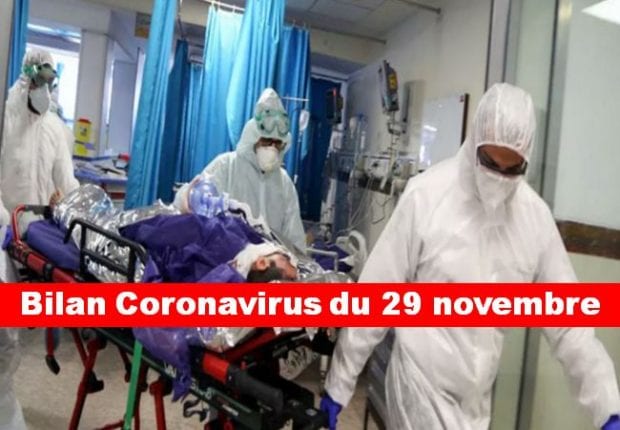 Coronavirus Algérie : Ce qu’il faut retenir du bilan du dimanche 29 novembre