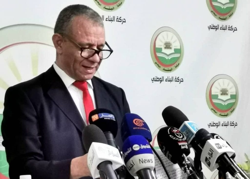 Bengrina s&rsquo;exprime au sujet de l&rsquo;opération marocain au Sahara Occidental