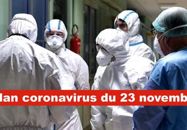 Contaminations, guérisons et décès : le bilan coronavirus du 23 novembre