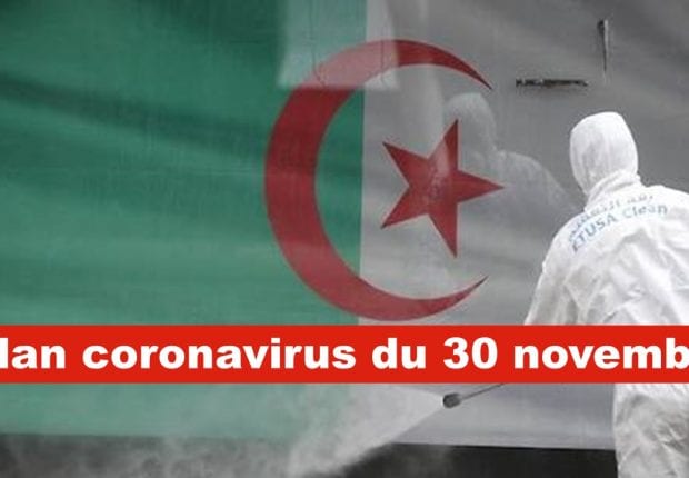 Coronavirus Algérie : ce qu’il faut retenir du bilan du 30 novembre