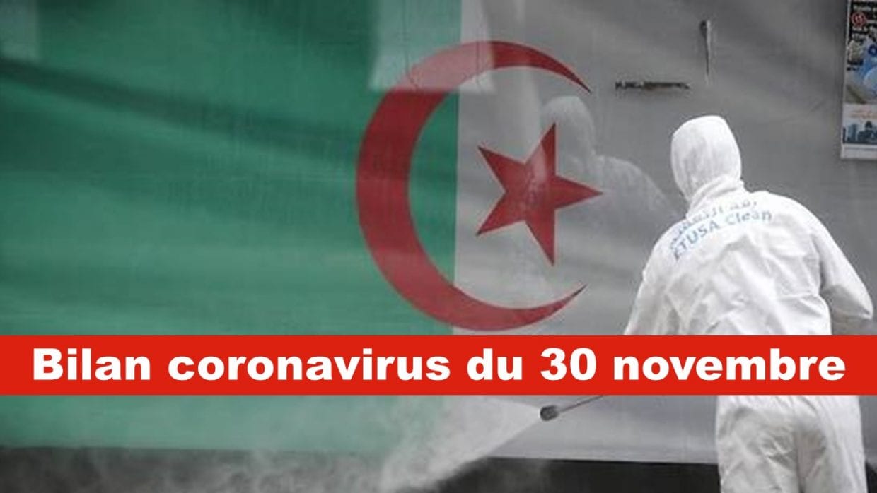 Coronavirus Algérie : ce qu’il faut retenir du bilan du 30 novembre