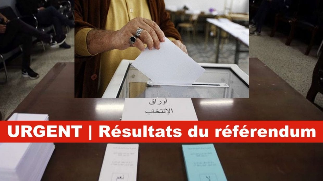 Référendum constitutionnel : l’ANIE dévoile les résultats